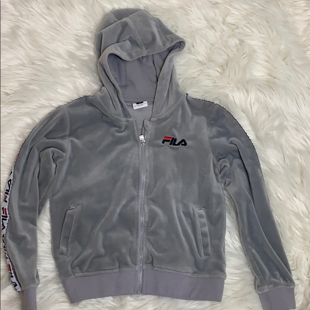 Kids Fila Velour Sweater